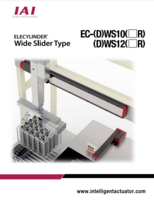 IAI (D)WS CATALOG EX-(D)WS10(_R) & (D)WS12(_R) SERIES: ELECYLINDER WIDE SLIDER TYPE